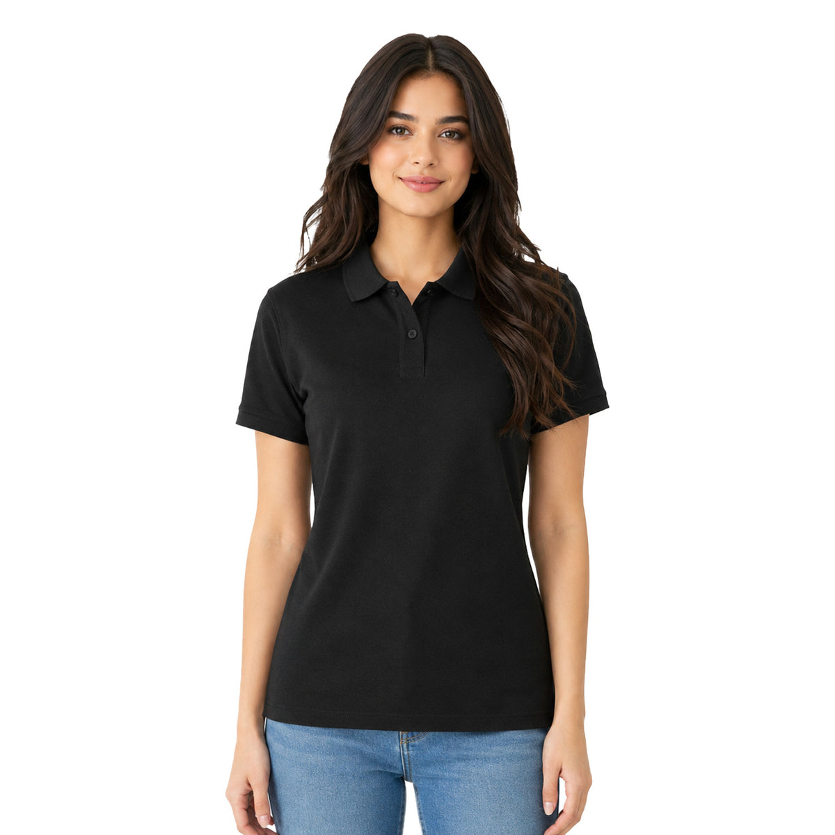 BestyPop Women’s Plain Polo T-Shirt