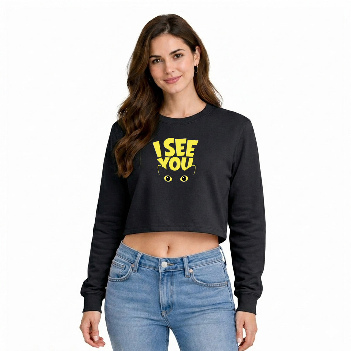 BestyPop Women’s Oversized full Sleeve Crop Top
