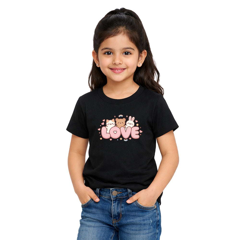 BestyPop Girl’s Round Neck T-Shirt