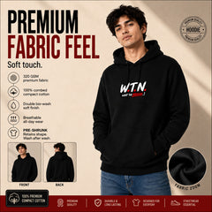 Freethinker | Arif  Men's WTN Hoodies - (320 GSM 3-thread loop knit, unbrushed fabric)