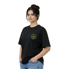 BestyPop Women’s Oversized Graphic Print T-Shirt - 225 GSM