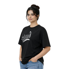 BestyPop Crew Neck oversized t-shirt - ചുള്ളത്തി(225 GSM heavyweight fabric)