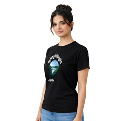 BestyPop Women’s Graphic Print Round Neck T-Shirt-(170 GSM single jersey)