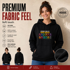 Freethinker | Arif  Women's Bad Idea Hoodies - (320 GSM 3-thread loop knit, unbrushed fabric)