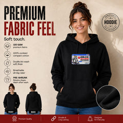 Freethinker | Arif  Women's God Has Stopped Responding Hoodies - (320 GSM 3-thread loop knit, unbrushed fabric)