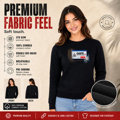 Freethinker | Arif  Women's Equality Sweatshirt full sleeve - (270 GSM, unbrushed)