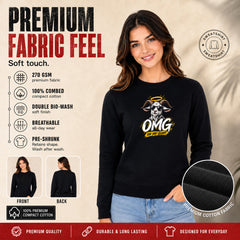 Freethinker | Arif Women's Sweatshirt full sleeve - (270 GSM, unbrushed)
