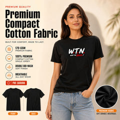 Freethinker | Arif Women's WTN  Crew Neck T-Shirt - (170 GSM single jersey)