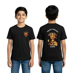 BestyPop Boy’s Graphic Print Round Neck T-Shirt- Ayyappan