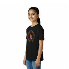 BestyPop Girl’s Graphic Print Round Neck T-Shirt- Ayyappan