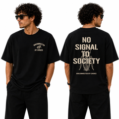 BestyPop Men’s Oversized T-Shirt - Disconnected By Choice