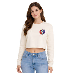 BestyPop Women’s Oversized full Sleeve Crop Top