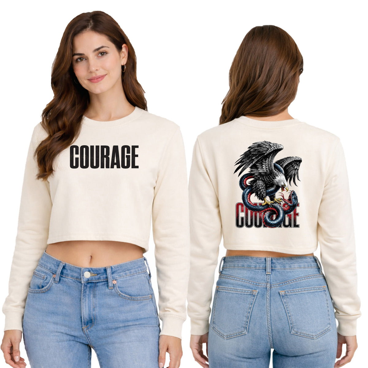 BestyPop Women’s Crop top full Sleeve - 270 GSM