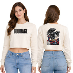 BestyPop Women’s Crop top full Sleeve - 270 GSM