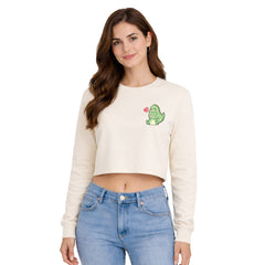 BestyPop Women’s Oversized full Sleeve Crop Top