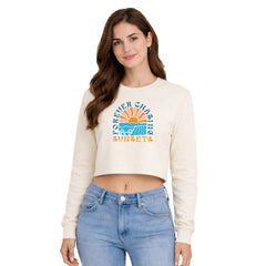 BestyPop Women’s Oversized full Sleeve Crop Top