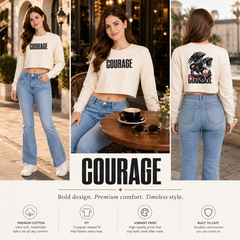 BestyPop Women’s Crop top full Sleeve - 270 GSM