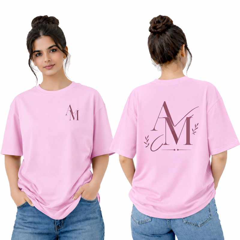 BestyPop Women’s Oversized Graphic Print T-Shirt - AM Designs
