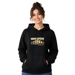 Freethinker | Arif  Women's Homosapiens Hoodies - (320 GSM 3-thread loop knit, unbrushed fabric)