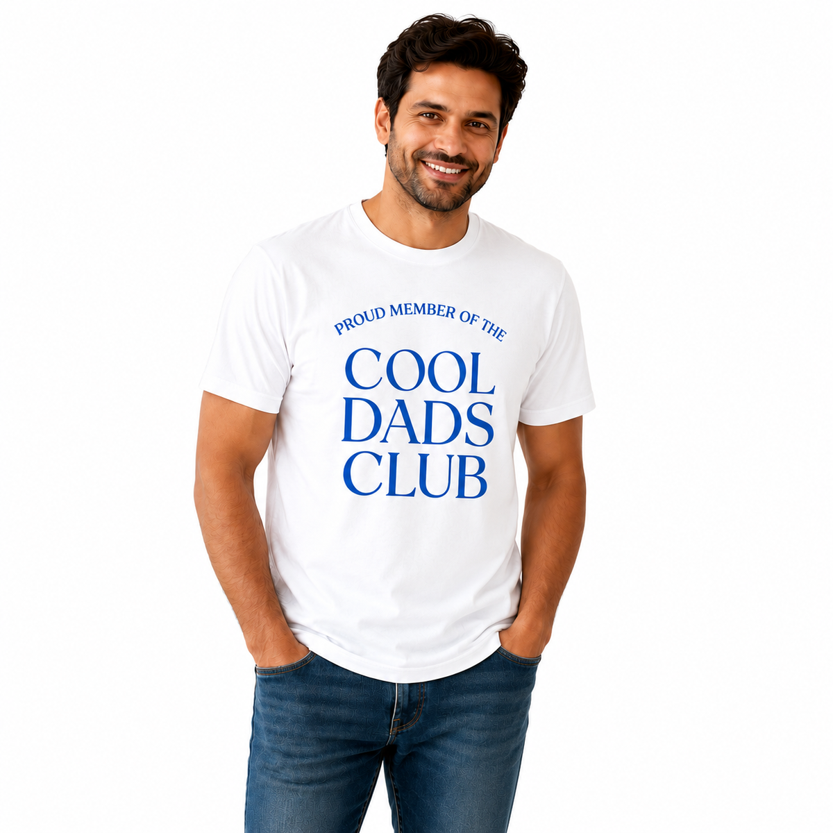 Cool Family Club Matching Round Neck T-Shirt for Dad – Cool Dad- (170 GSM) single jersey