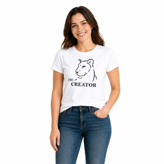 Lion Family Matching Round Neck T-Shirt for Mom –The Creator- (170 GSM) single jersey