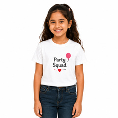 Family Birthday Party Round Neck T-Shirts For Daughter - (170 GSM) single jersey