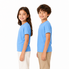 SACC St. Joseph Prayer Group Kids unisex crew neck – Luke 1:37 T-Shirt (170 GSM)