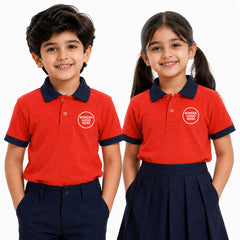 Demo Listing - Kid's Unisex Polo Plain School Uniform T-Shirt - 230GSM Nirmal Knit pique(100 % Micro polyester - Style Code: 1026