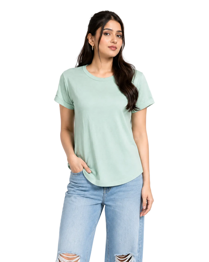 Bestypop Women's Bat wing sleeve - 190 GSM single jersey