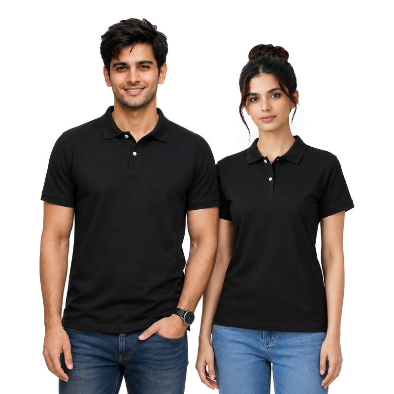 Bestypop Unisex Mars polo T-shirt - 200 GSM premium Mars Pique fabric