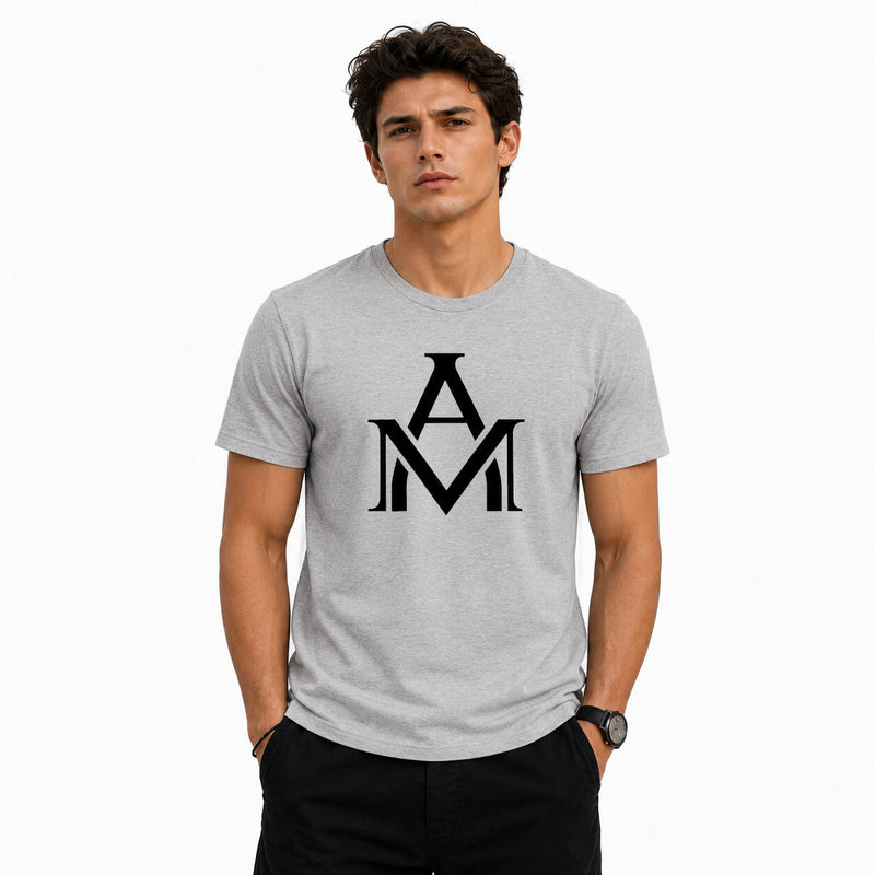 BestyPop Men’s Graphic Print Round Neck T-Shirt- AM Designs