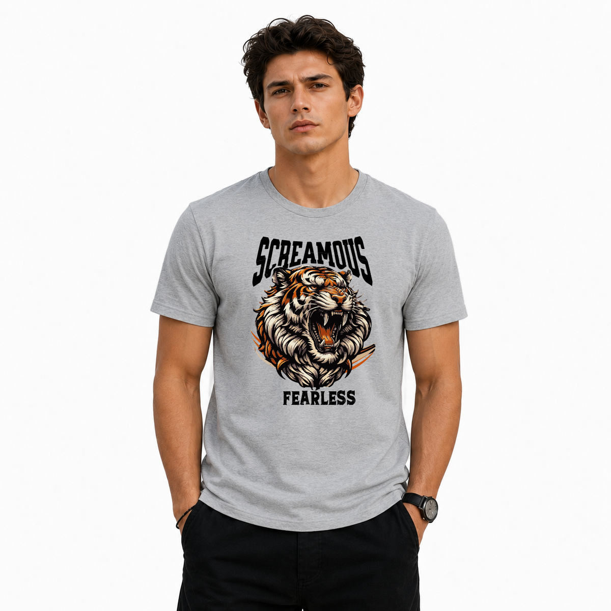 Bestypop Men's Crew Neck t-shirt