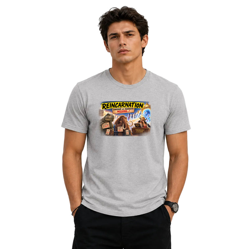Freethinker | Arif Men's Reincarnation Crew Neck T-Shirt - (170 GSM single jersey)