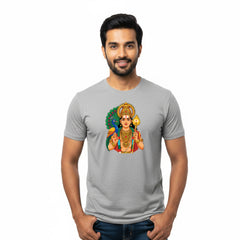 BestyPop Men’s Graphic Print Round Neck T-Shirt- Murugan (170 GSM single jersey)