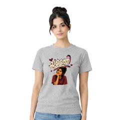 Bestypop Women's Crew Neck t-shirt - ചുള്ളത്തി(170 GSM single jersey)