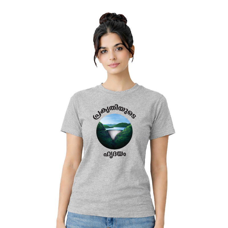 BestyPop Women’s Graphic Print Round Neck T-Shirt-(170 GSM single jersey)
