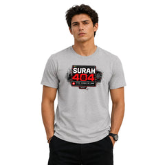 Freethinker | Arif Men's Surah 404 Crew Neck T-Shirt - (170 GSM single jersey)