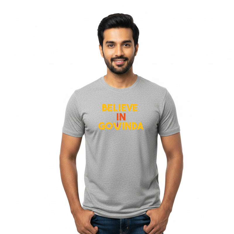 BestyPop Men’s Graphic Print Round Neck T-Shirt-Tirupathi Balaji (170 GSM single jersey)