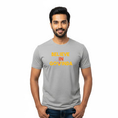 BestyPop Men’s Graphic Print Round Neck T-Shirt-Tirupathi Balaji (170 GSM single jersey)