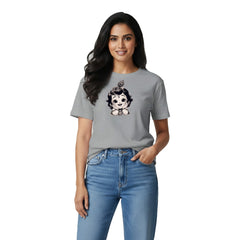 BestyPop Women’s Graphic Print Round Neck T-Shirt- Krishna (170 GSM single jersey)
