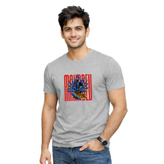 BestyPop Men’s Graphic Print Round Neck T-Shirt- Shivan (170 GSM single jersey)