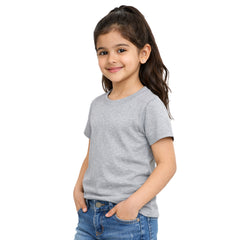 BestyPop Girl’s Plain Round Neck T-Shirt