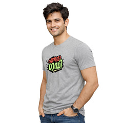 Bestypop Men's Crew Neck t-shirt - എന്തൂട്ടാ ഗഡി(170 GSM single jersey)