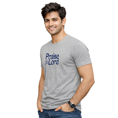 BestyPop Men’s Graphic Print Round Neck T-Shirt-Jesus(170 GSM single jersey)