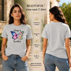 Bestypop Women's Crew Neck t-shirt