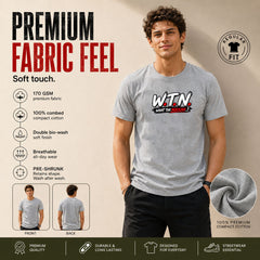 Freethinker | Arif Men's WTN Crew Neck T-Shirt - (170 GSM single jersey)