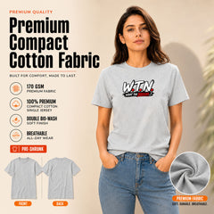 Freethinker | Arif Women's WTN  Crew Neck T-Shirt - (170 GSM single jersey)