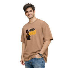 BestyPop Crew Neck oversized t-shirt - എന്തൂട്ടാ ഗഡി(225 GSM heavyweight fabric)