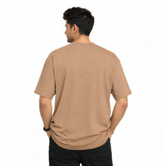 BestyPop Men’s Oversized Graphic Print T-Shirt - 225 GSM