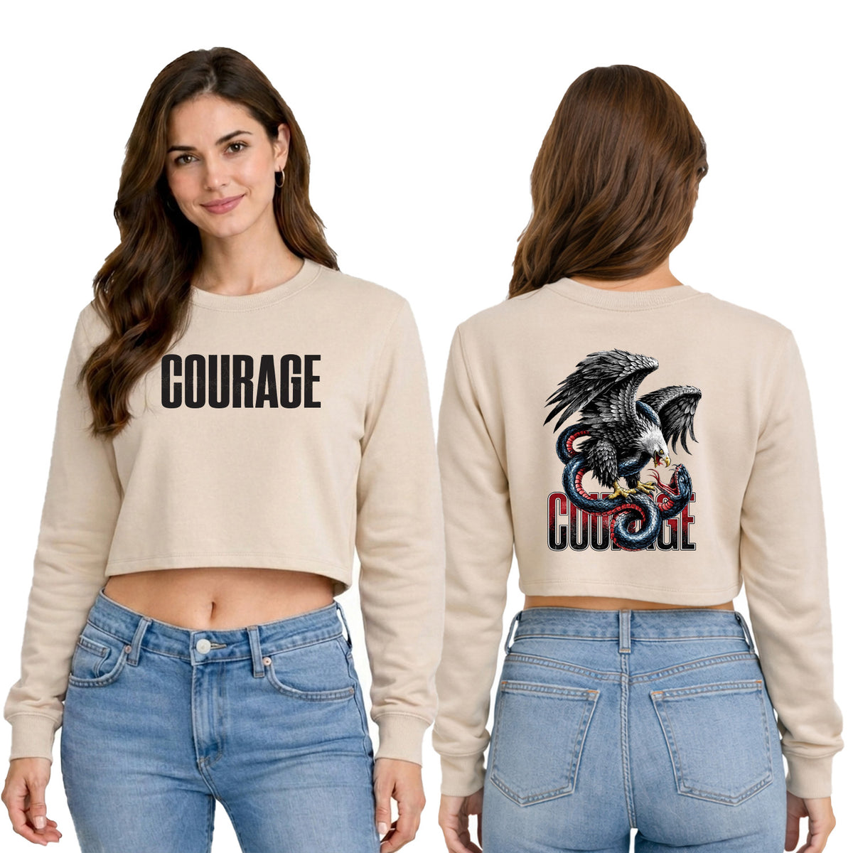 BestyPop Women’s Crop top full Sleeve - 270 GSM
